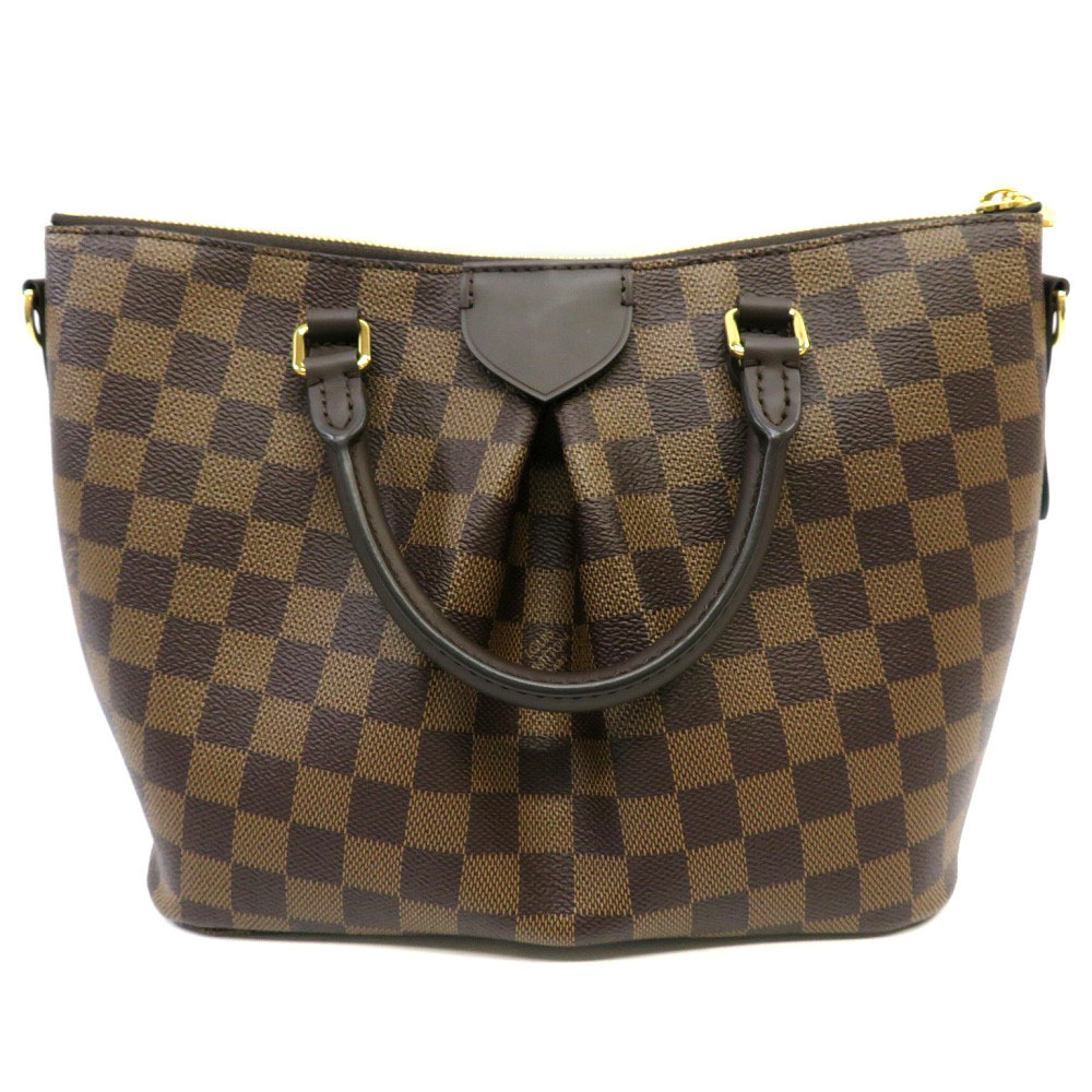 Louis Vuitton Bag Brown Siena Ebene Handbag Damier Shoulder
